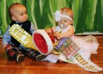 2013 Little Wee Pop Prince Jackson Holman and Little Wee Pop Princess Raelyn Paige Edwards.
