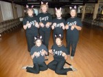 Marion Senior Center Jazzy Ladies - L-R (sitting) Elena Sutherland, Yolly de los Reyes and (standing) Peg Caserta, dance class leader Nancy Eilerman, Jo Ann Zimmerman and Gwen Wilson.