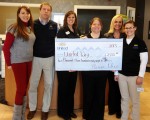 L to R – United Way representative Kelly Garrett, United Federal Credit Union staff Dell Duffy, Kim Kingsley, Ashlie Newsome, Robin Schelb, and Briannah Criswell.