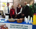 YMCA Board Members Jon Williamson, Karen Ream, Dan McGrady and Tom Oney