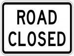 Road Closed Sign