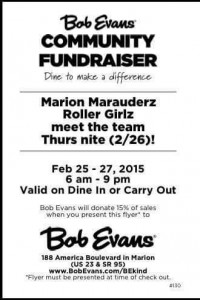 Marauderz benefit flyer