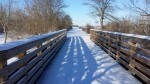 Snow covered Tallgrass Trail