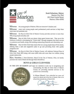 2015 BGC Week Proclamation - Mayor
