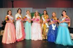 Karington Reed, Annslea Schaber, Sydney Randal, Miss Teen Popcorn 2015 Jennifer Moodie, Alexis Ritter, Jaden Smith, and Kaylee Wallace.