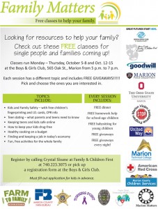 2015 Family Matter Resources