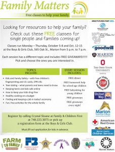 2015 Family Matter Resources