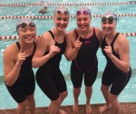 L to R: Linsie Zhang, Madison Linstedt, Gigi Gooding and Ali McFarland.