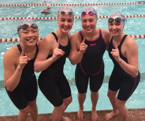 L to R: Linsie Zhang, Madison Linstedt, Gigi Gooding and Ali McFarland.