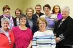 Front row left to right: Mary Lee (Trustee), Susan Matthews (President), Pam Schweinfurth (Secretary) Back row left to right: Deb Jeffers (OGS Trustee), Lisa Carlyle (Vice-President), Paula Burns (Treasurer), Frank Snyder (Co-Corresponding Secretary), Ronda Snyder (Co-Corresponding Secretary), Becky Oldham (Trustee), and Cheryl Culver (Trustee).