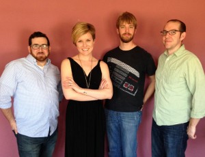 Pictured left to right: Zach Cochran, Danielle Knight, Jacob Schlichting and Daniel Bradshaw.