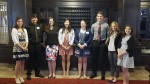 (L-R) Rachel Stillions, Jordan Johnson (Elgin); Madison Johnson, Linsie Zhang (Pleasant); Taylor Hawk, Jax Harville (River Valley); Michaela Fown, Shelby Rasnick (Ridgedale)