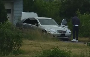 Photo of vehicle suspect used during bank robbery on Friday, June 17, 2016.