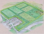 Artist rending of planned Outdoor Community Track.