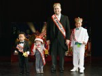 (l – r) Kernel Runner-Up Kareem Crabtree, Mr. Popcorn Kernel Oliver Schwartz, Mr. Popcorn 2016 Robb Koons, and Mr. Popcorn Junior Alex Thompson.
