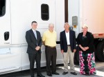 Ryan McCall, MTC President; Ted Graham, Marion Industries; John Joy, Southern State Community College; and Tami Galloway, MTC Job Development Coordinator.