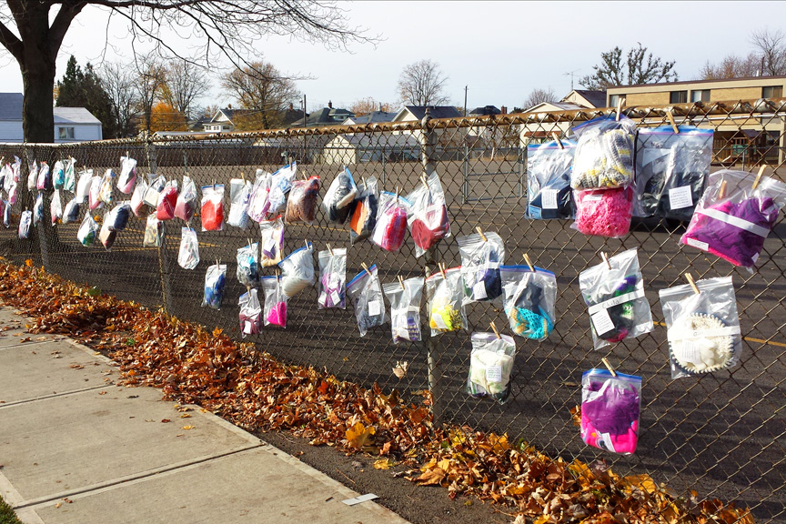 Campus collects scarves, hats, and gloves to distribute free to the