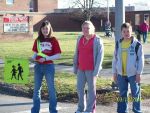 Pictured with Kadi are Victoria Buyer and Aaron Thacker, sixth-grade Safety Patrol Members. They were nominated along with Kadi for the Safety Patrol Hall of Fame.